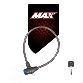 Zámek MAX lankový 12 x 800mm + 3 klíče
